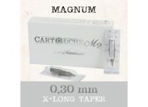 M2 Magnum (M1) tattoo cartridges - Ø 0.30 mm - XLong Taper | Itc.