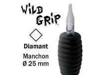 Sterile tube Diamond nozzle - Rubber grip 25 mm | Wild Grip