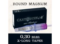  M Magnum Round (RM) tattoo cartridges - Ø 0.30 mm - XLong Taper | Itc