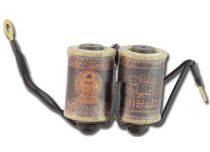 Wired coils with Buddha motif capacitor | Sunskin