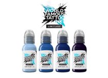 Tattoo Mixing Set Limitless Shades of Blue Collection | World Famous