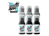 Limitless Shades of Grey Tattoo Mix Set - Warm Grey Pastel S | Wo
