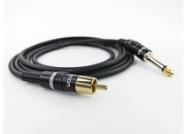 Clip Cord VMOTHS Jack 6.35 / RCA straight Length 2m Black
