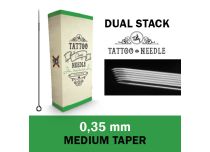 Dual Stack Magnum (M2) sterile needles - Medium taper | Tattoo Needle