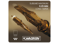 Sublime Magnum (M1) tattoo cartridge - Ø 0.25 mm - Long Taper | Kwadron