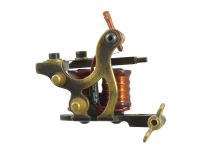 Tattoo Machine Sidewheeler Brass Frame Coils Varnish | Bruno Ke