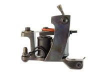 Sherman 10-lap coil tattoo gun machine oil treated steel frame Shader |