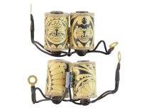 Wired coils with Polynesian pattern capacitor | Sunskin