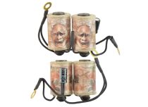Wired coils with capacitor Noh mask pattern | Sunskin