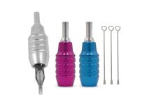  Ø 25mm Adjustable Aluminum Cartridge Sleeve + 3 Guides