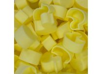Natural biodegradable caps pastel yellow duck x100 pcs | CRAZY CUP