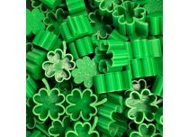 Natural biodegradable caps trefle matte green x100 pcs | CRAZY CUP