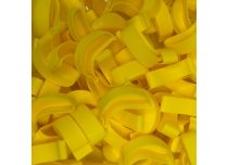 Natural biodegradable yellow banana caps x100 pcs | CRAZY CUP