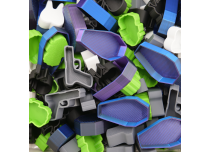Natural biodegradable caps bad boy pack x100 pcs | CRAZY CUP