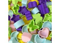 Natural biodegradable caps pack girly x100 pcs | CRAZY CUP