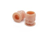 Plastic caps Ø 13 mm x 19 mm baby head design Pack of 200 pcs