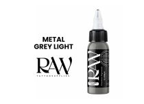 Encre de Tatouage RAW Platinum, stérile, coloris : Metal Grey Light
