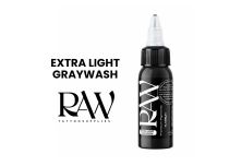 Encre de Tatouage RAW Platinum, stérile, coloris : Extra Light Graywash