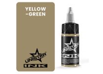 Encre de Tatouage - Stérile - YELLOW-GREEN | UNISTAR COLORS™ Ink