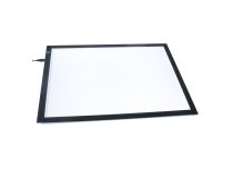 Extra-flat LED light shelf