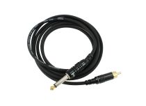 Clip Cord VMOTHS Jack 6.35 / RCA straight Length 2m Black
