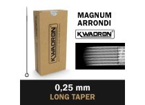 Magnum (M1) sterile needles 0.25 mm - Long Taper | Kwadron
