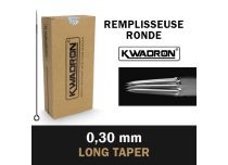 Round Shader (RS) sterile needles 0.30 mm - Long Taper | Kwadron