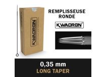 Round Shader (RS) sterile needles 0.35 mm - Long Taper | Kwadron