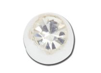 Set of 5 White Imitation Pearl Crystal Acrylic Balls | Itc