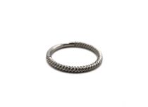 Hinge Ring Twisted Steel | Itc