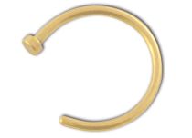 Open Gold Steel Ring | Itc