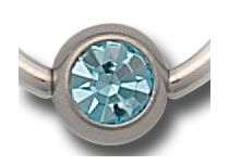 Colored Crystal Clip Steel Ball | Itc