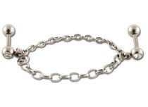 Double Barbell Steel and Ball Chain 4 mm | Itc