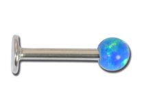 Labret Steel Opal Synthetic, Ball 3 mm |Itc