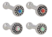 Barbell Acier Interne Tribal Opale | Itc