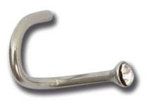 Stud Nose Steel 1 mm Ball - Cristal Coloré | Itc
