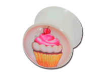 Plug Acrylic Shaped Cup Cake pattern | Itc