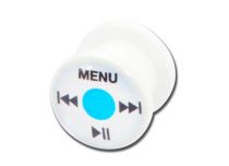 Plug Acrylic Shielded White Pattern Remote Control | Itc