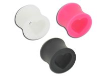 Tunnel Silicone Colored Heart | Itc
