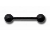 Barbell Titanium Black Ball | Itc