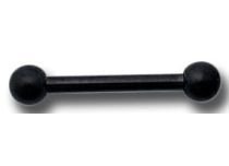Black titanium barb 1.2mm