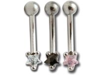 Banana Steel Crystal Scratched Star Pattern Ball 3 mm | Itc