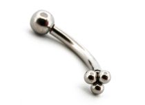 Micro Banana 1.2 x 8 mm Steel Trinity Ball | Itc