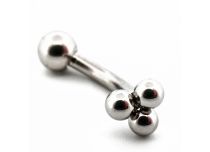 Micro Banana 1.2 x 6 mm Steel Trinity Ball | Itc
