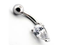 Micro Banana Steel Rhinestone Water Drop | Itc