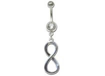 Banana Steel Fancy White Crystal Infini pattern vertical | Itc