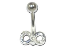 Banana Steel Fantasy motif Infini White Crystal Set | Itc