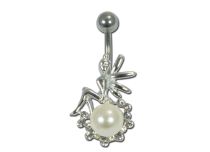 Banana Steel Fairy motif with Synthetic Pearl | Itc