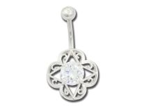 Banana Steel Flower with White Crystal | Itc