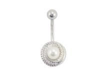 Banana Steel Fancy Synthetic Pearl | Itc